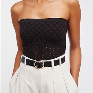 Free People Honey Textured Tube Top Size XS/S